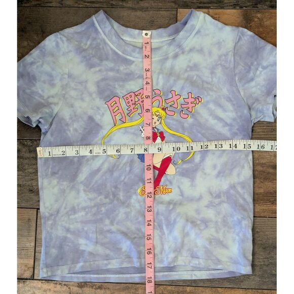 Sailor Moon Usagi Tsukino Tie-Dye Cropped T-Shirt, Size S - Picture 5 of 5
